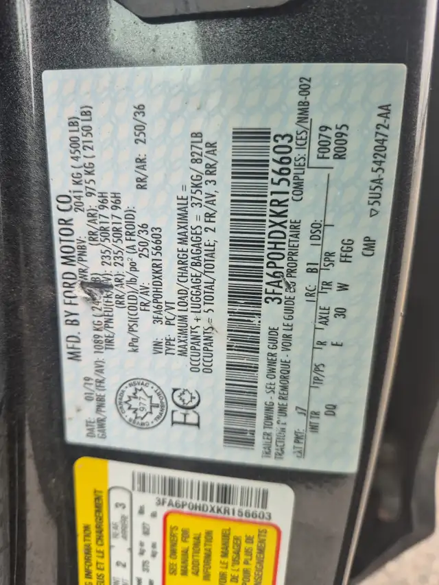 2019 Ford Fusion - Photo 17