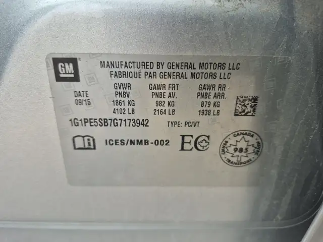 2016 Chevrolet Cruze Limited - Photo 17