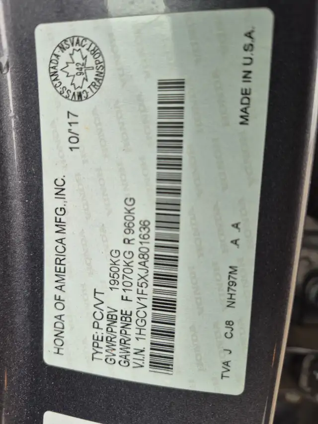 2018 Honda Accord - Photo 17