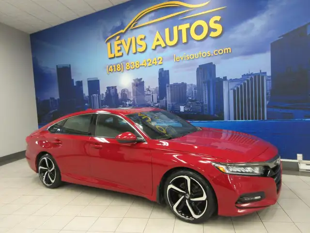 HONDA ACCORD 2019 SPORT TURBO AUTOMATIQUE TOIT OUVRANT CUIR CHAU - Photo 2