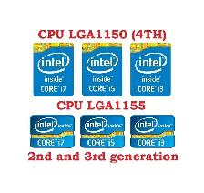 Intel CPU: i5-4670, i5-4590, i5-4570, i5-2500K…