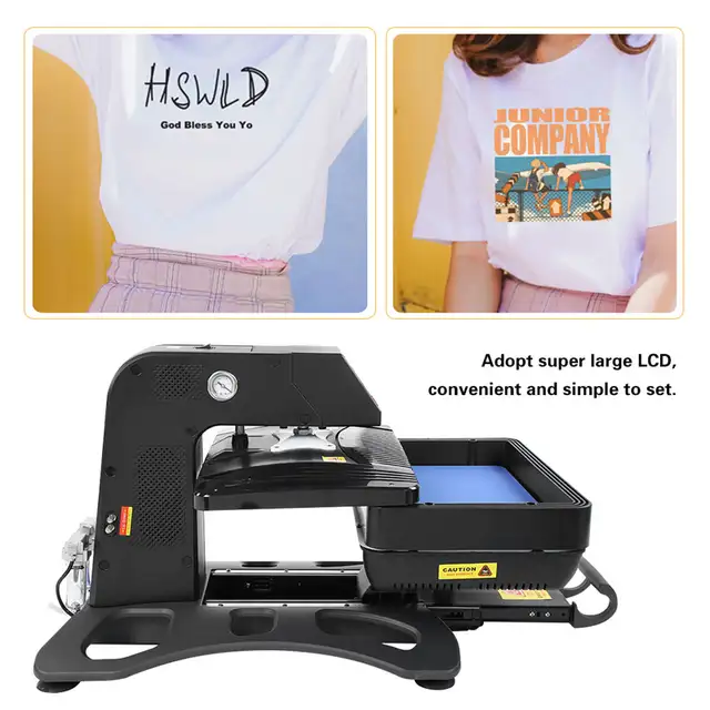 110V Pneumatic Heat Press Machine 3D Sublimation 110005 - Photo 2