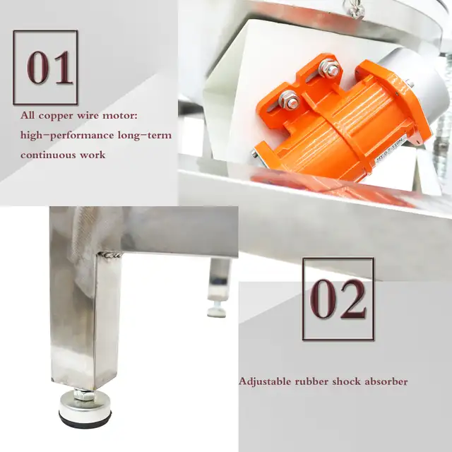 19.69' SS Powder Vibrating Sieve Electric Screen Shaker 230308 - Photo 3