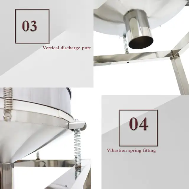 19.69' SS Powder Vibrating Sieve Electric Screen Shaker 230308 - Photo 5