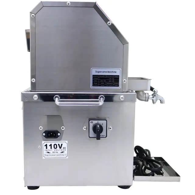 110V Sugar Cane Juicer Drink Machine 3 Roller Extractor 134214 - Photo 3