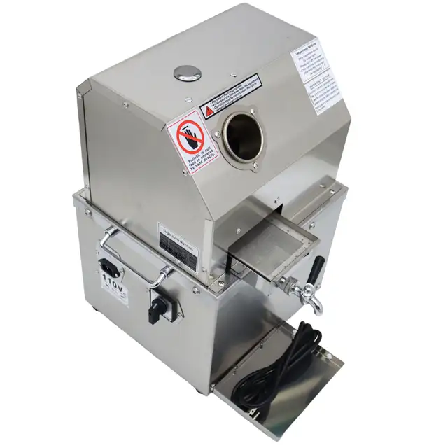 110V Sugar Cane Juicer Drink Machine 3 Roller Extractor 134214 - Photo 8