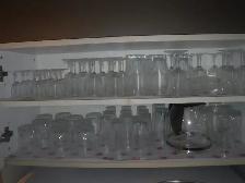 VERRERIE 72 verres coupes Complet  cristal d'arque