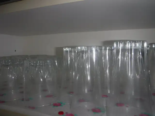 VERRERIE 72 verres coupes Complet  cristal d'arque - Photo 2