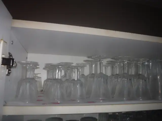 VERRERIE 72 verres coupes Complet  cristal d'arque - Photo 5