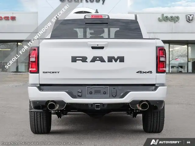 2026 Ram 1500 Sport | FRONT HEATED SEATS | 124.9L FUEL TANK - Photo 6