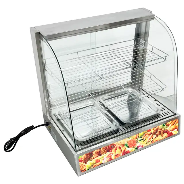Commercial 110v 500w Food Pizza Warmer Display Case 122066 - Photo 3