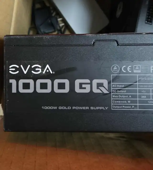 Power supply EVGA 1000 GQ 80  Gold 1000 Watt testé bon - Photo 2