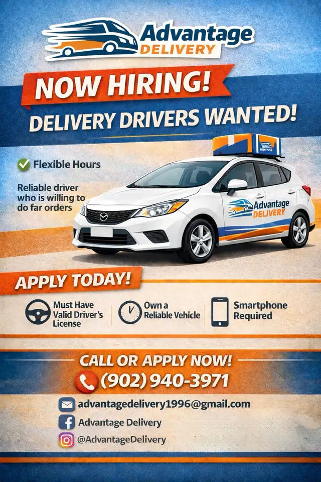 looking for delivery drivers