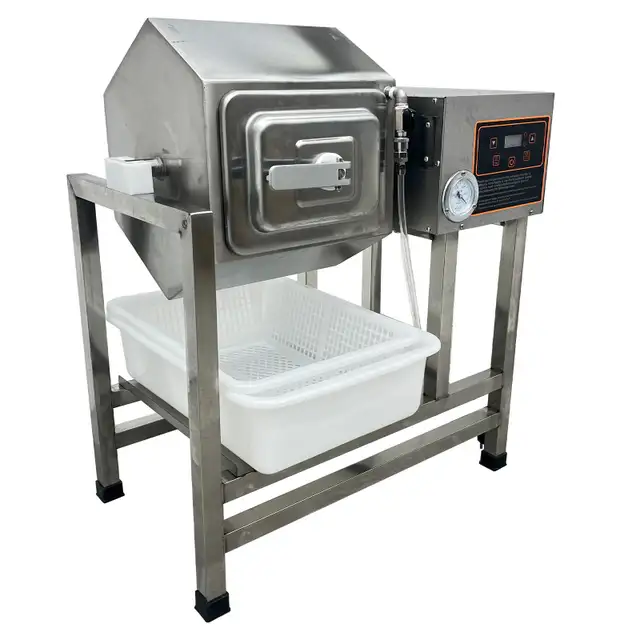 110V Vacuum Pump Meat Vegetable Tumbler Marinator Kitchen170108