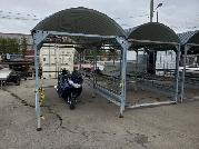 CANADIAN STEEL 7' X 15' COMMERCIAL CANOPY