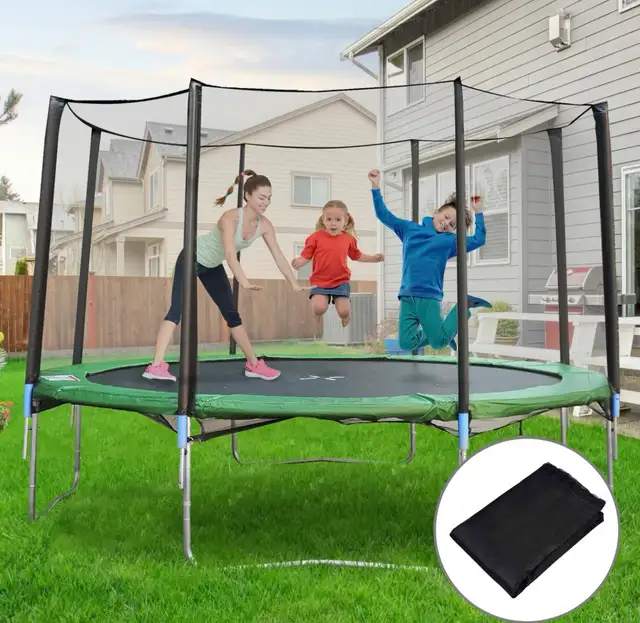 HOMCOM 12FT Trampoline Replacement Safety Net Enclosure