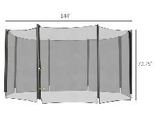 HOMCOM 12FT Trampoline Replacement Safety Net Enclosure - Photo 3