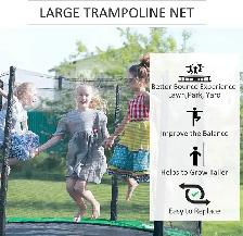 HOMCOM 12FT Trampoline Replacement Safety Net Enclosure - Photo 4