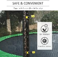 HOMCOM 12FT Trampoline Replacement Safety Net Enclosure - Photo 6