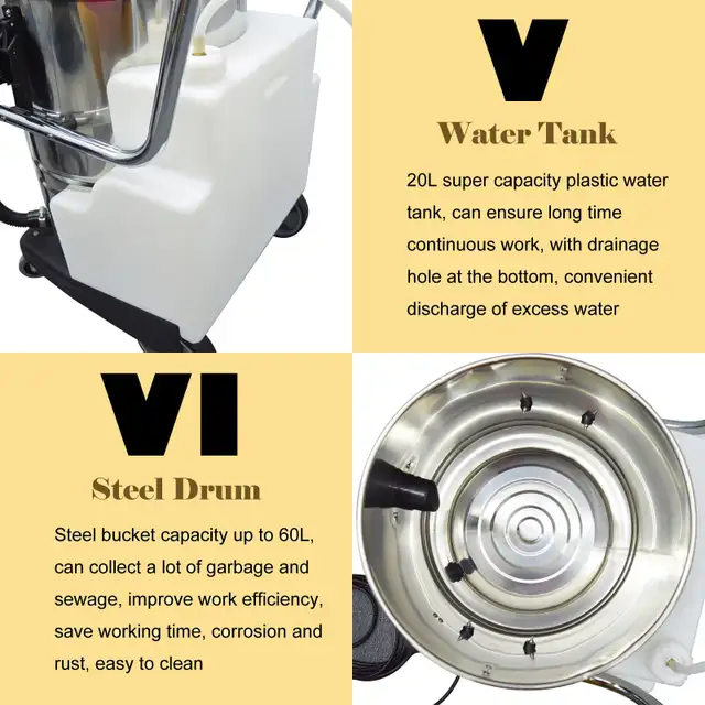 110V 2000W Carpet Extractor Machine 80L 053382 - Photo 8