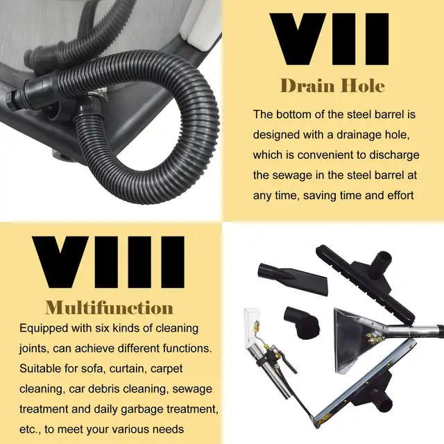 110V 2000W Carpet Extractor Machine 80L 053382 - Photo 9