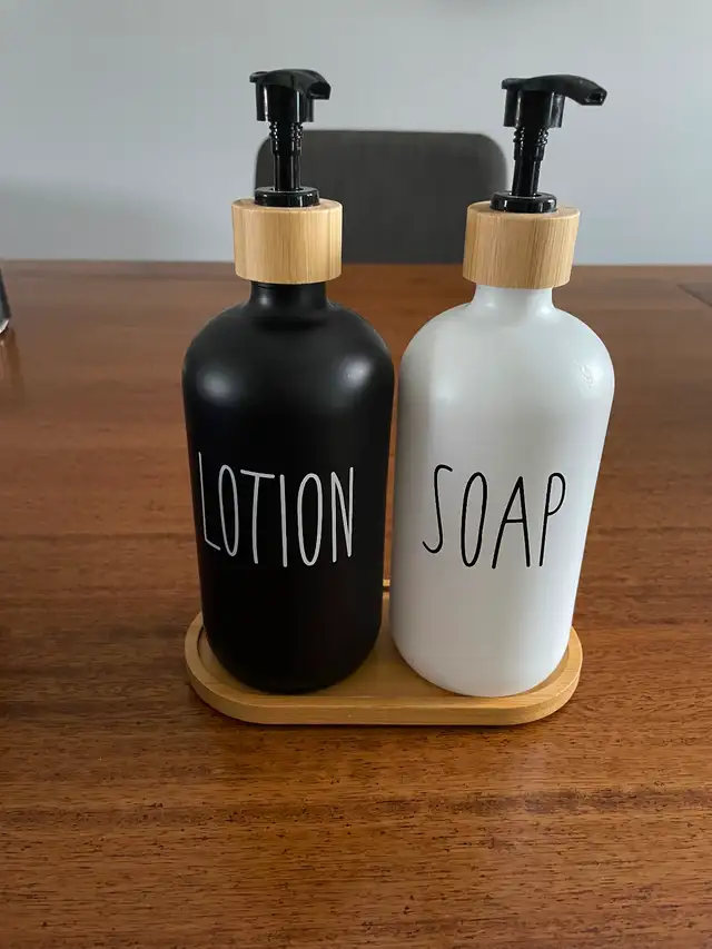 Soap and Lotion Dispenser Set