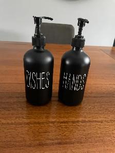 Hand and Dish soap dispenser set