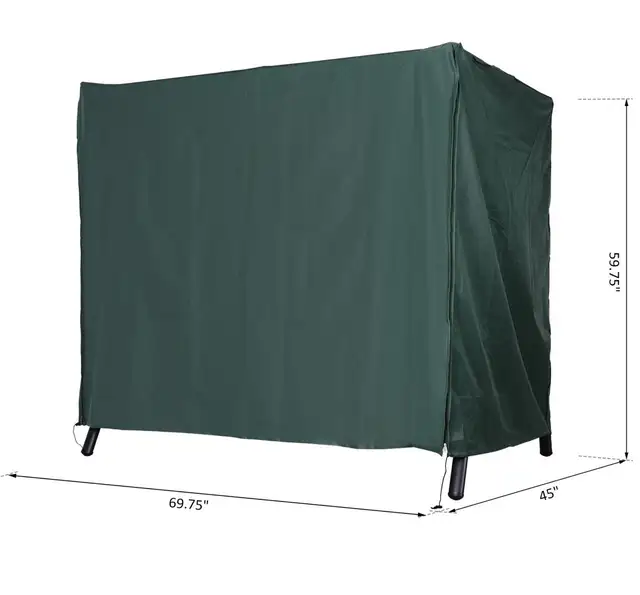 Outsunny Patio Swing Cover – Heavy-Duty Waterproof Protection - Photo 3