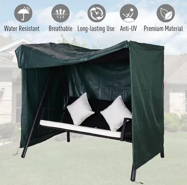 Outsunny Patio Swing Cover – Heavy-Duty Waterproof Protection - Photo 4
