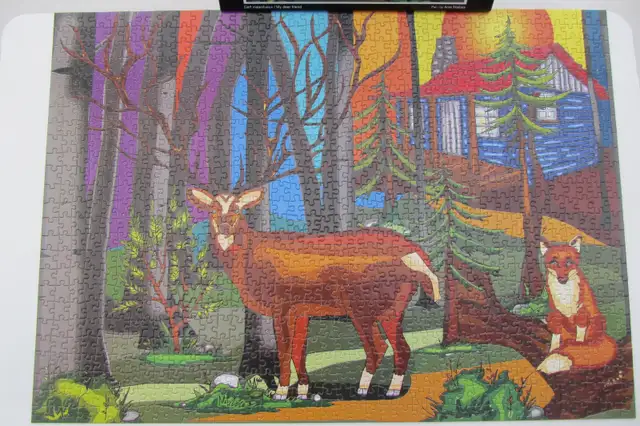 Casse-tête 1000 pièces, Jacarou Anie Maltais,Cerf Majestueux - Photo 2