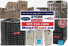 Air conditioner & Furnace SALE from Carrier Lennox Goodman $2299