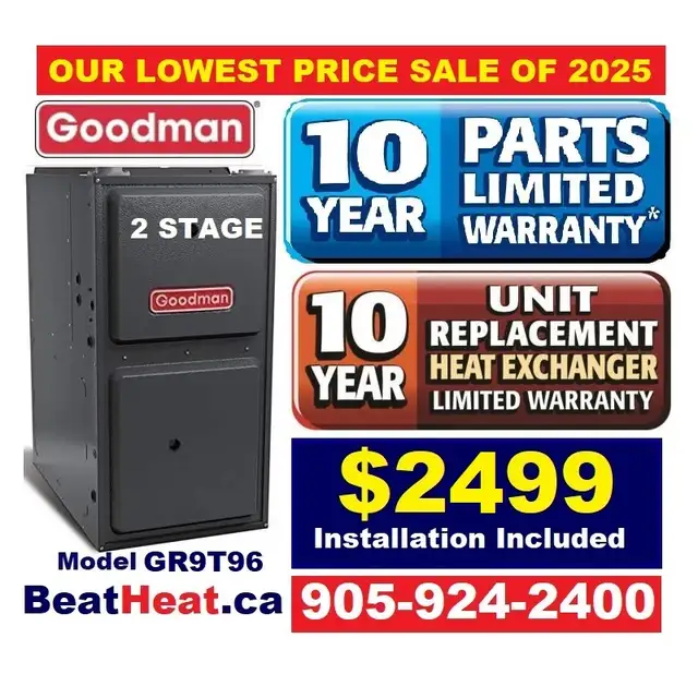 Air conditioner & Furnace SALE from Carrier Lennox Goodman $2299 - Photo 6