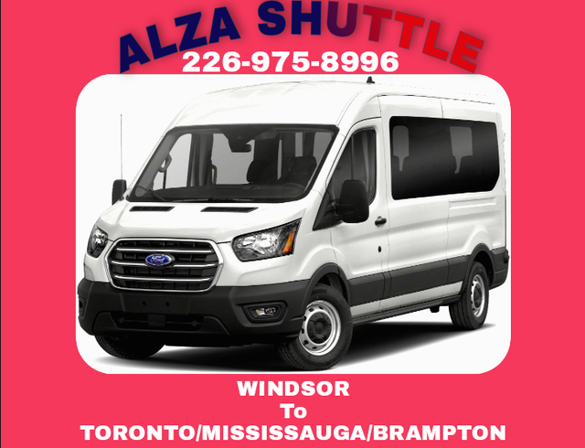 8-AM/WINDSOR to TORONTO/BRAMPTON DAILY ~ 226-975-8996