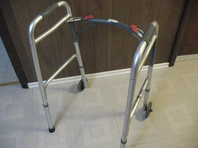 Adult Adjustable Walker with Wheels, LIKE NEW - Photo 9