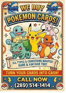 POKEMON COLLECTIONS WANTED - SEALED/SLABS/RAW - SAME DAY CASH