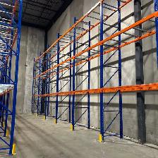 24' High x 42' REDIRACK Bolted Style Uprights for Pallet Racking