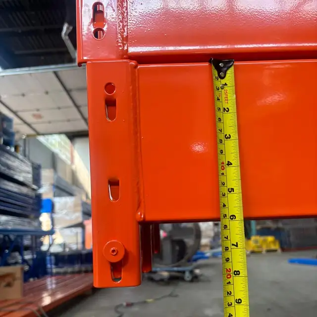 USED Redi rack Beams 8' long x 6" Pallet Racking rack beams - Photo 2
