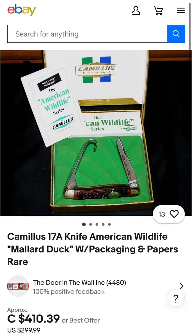 Vintage Camillus 17A Malard Hunting Knife - Photo 7