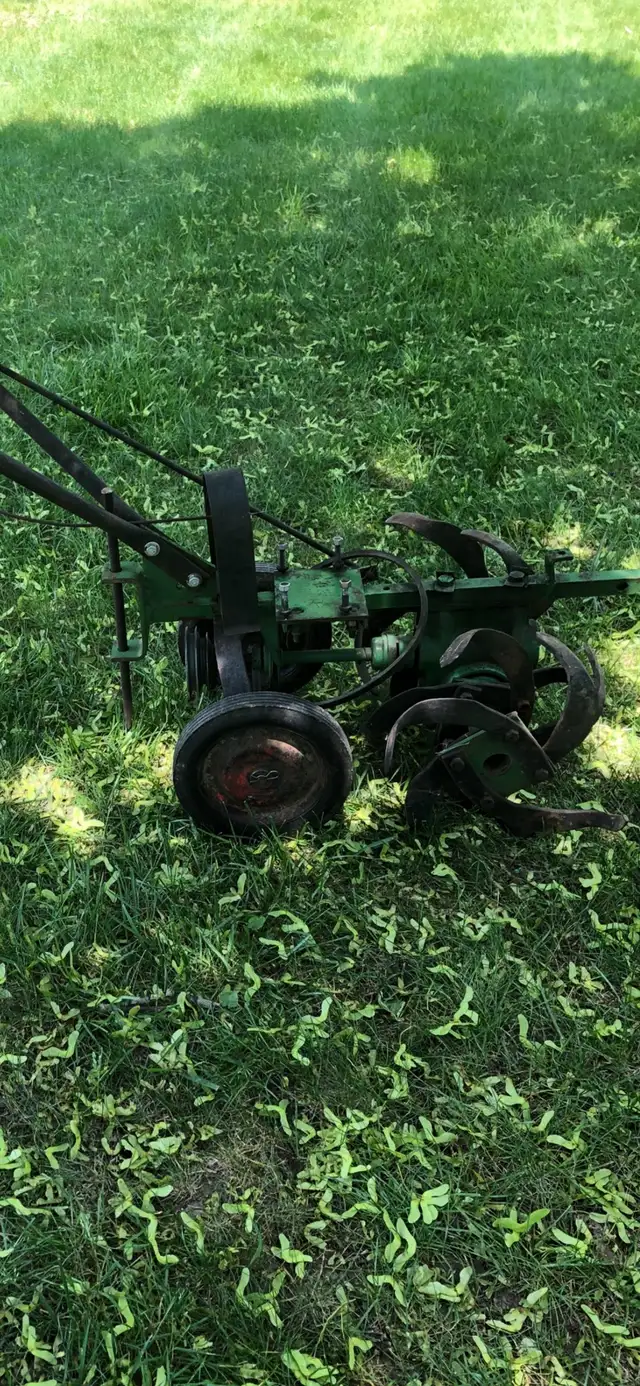 antique 1940s Rototiller