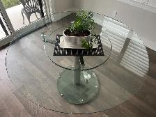 Glass Dining Table (Lazy Susan)
