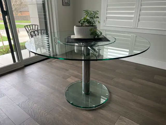 Glass Dining Table (Lazy Susan) - Photo 2