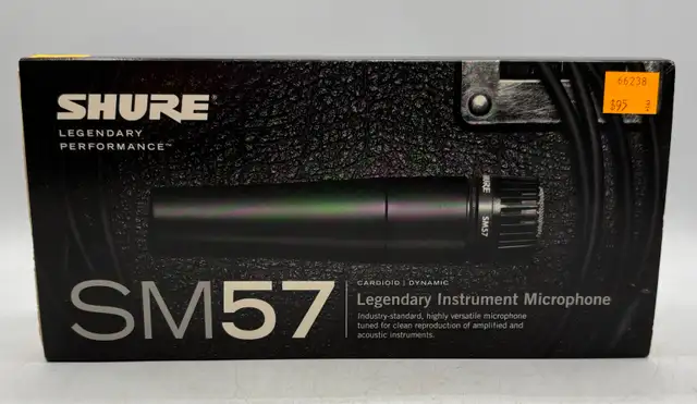 Shure SM57 Microphone with Travel Bag in Box