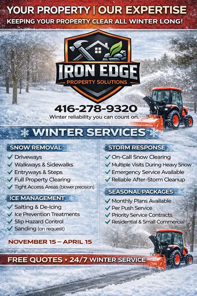 IRON EDGE OUTDOOR SOLUTIONS – LAWN CARE & PROPERTY MAINTENANCE - Photo 10