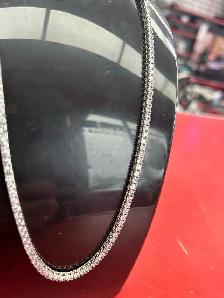 chaîne argent tennis - Photo 2