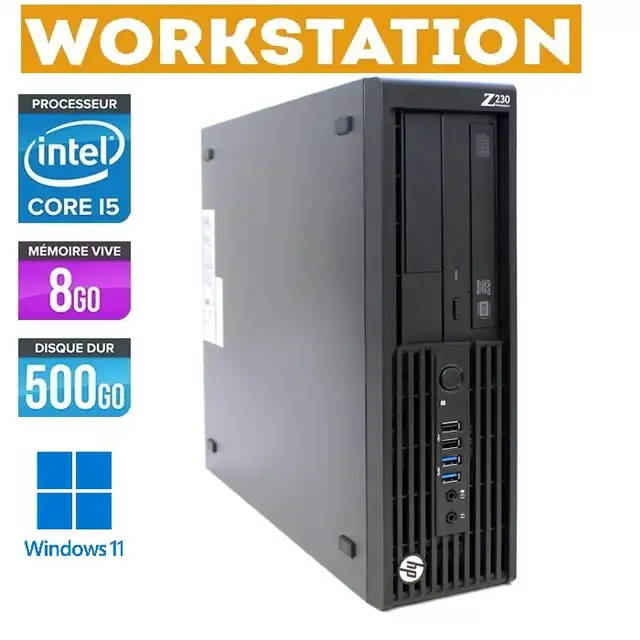 Hp Z230 SFF,Core i5 4gén,8GB,500GB, Windows 11 pro