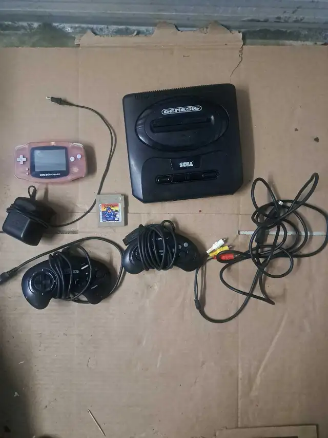 Sega Genesis consol and Games plus Gameboy games