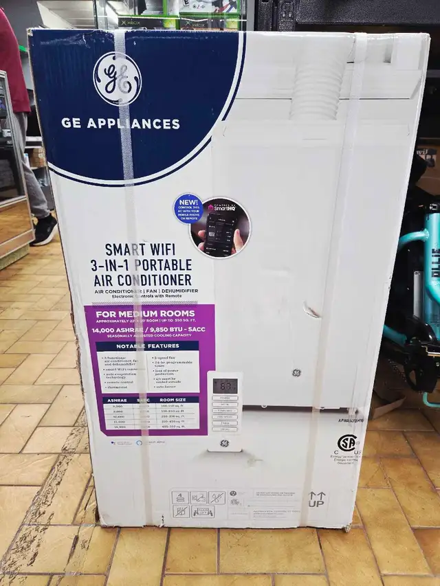 Air climatiser portatif 9850 a 14000 BTU