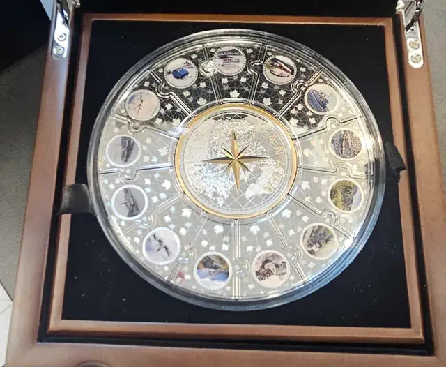 RCM 2022 Fine Silver 16oz Puzzle Coin Set - Photo 5