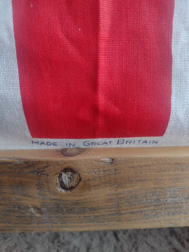 35 x 23 1/2 framed Union Jack flag - Photo 5