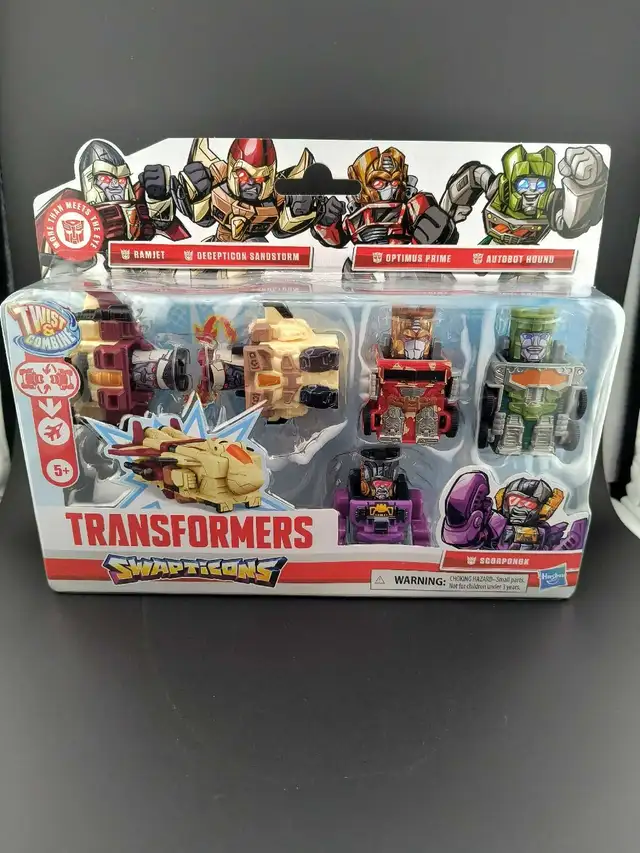 HASBRO NEW TRANSFORMERS SWAPTICONS